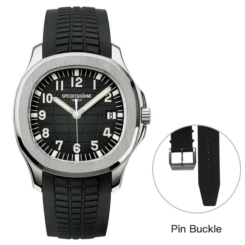 Specht&Sohne 40MM Men's Watches Mechanical Watch Japan Miyota 8215 Movt Rose Gold Stainless Steel Classic 5167 Watch Waterproof