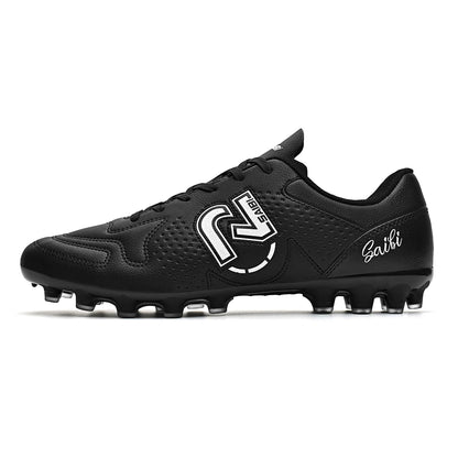 Low-top studded soccer shoes, unisex, TF and FG, slip-resistant and wear-resistant, available in 4 colors to choose from.