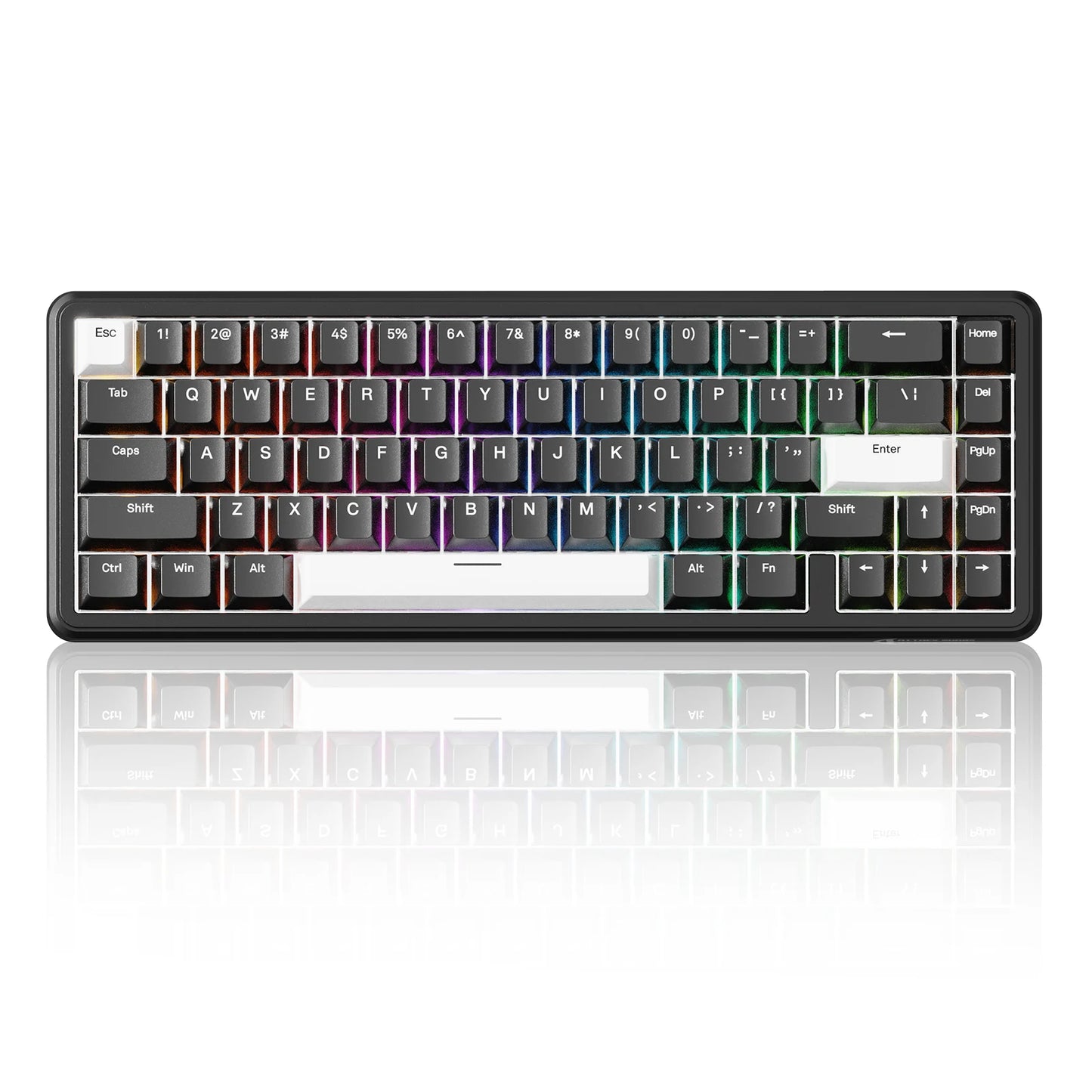 Teclado Gaming com Fios ATTACK SHARK X65 HE com Switches Magnéticos, Rapid Trigger, 65% e Taxa de Polling de 8000 Hz