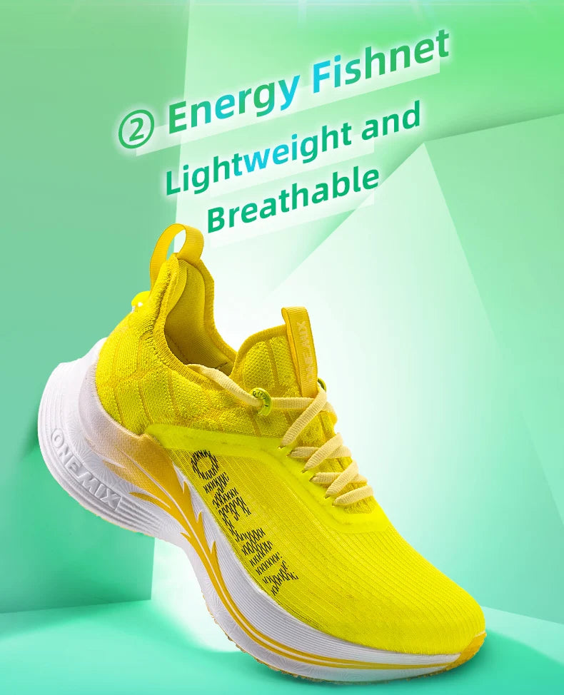 ONEMIX Carbon Plate Marathon Running Racing Shoes Professional Stable Support Shock-Relief Ultra-Light Rebound Sport Sneakers