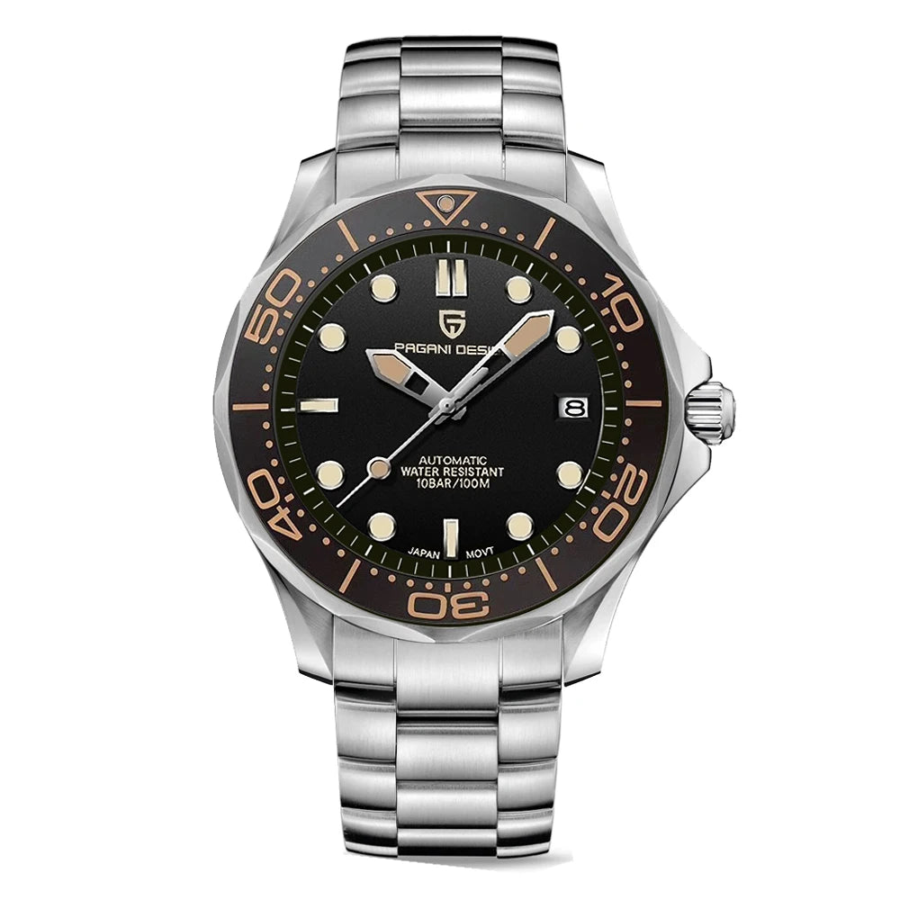 2025 New PAGANI DESIGN Men's Watches Luxury Automatic Watch For Men NH35A Mechanical Wrist watch Men AR Sapphire crystal Clock