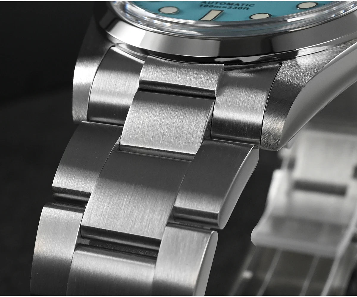 San Martin Men Luxury Watch 36mm BB36 Snowflake Hands Explore Series Sports Watches PT5000 Automatic Mechanical 10Bar BGW-9 Lume