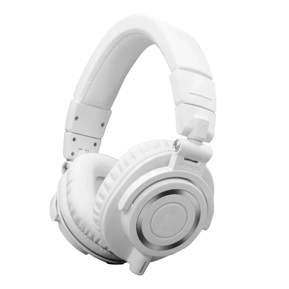 Sanpusen ATH M50X Over-Ear Wired Headphones Professional Monitor Studio Recording Mixing Monitoring HiFi Sound