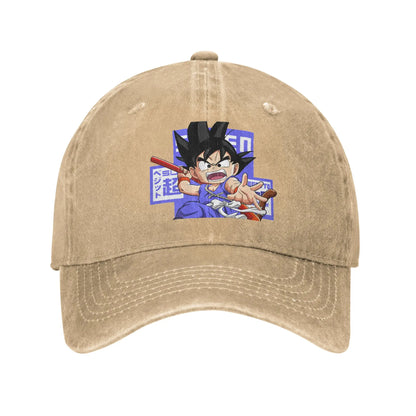Dragon Ball Cap Goku Cool Baseball Cap Hats Visor Protection Snapback Cotton Tops Gorras