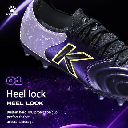 Kelme Kangaroo Leather Mg Soccer Shoes Professional Match Sports Football Shoes Outdoor Anti Slip Football Boots