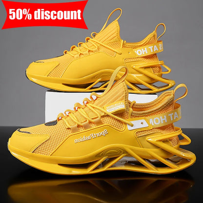 Men's Running Shoes 2026 New Mesh Breathable Sole Anti-Slip Wear-Resistant Daily Sports Trendy Fashion Casual Sneakers for Men