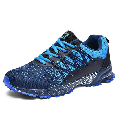2025 Thick-Soled Sports Shoes Youth Mesh Breathable Running Shoes Trendy Spring Summer Korean Large Black and White Shoes Walk
