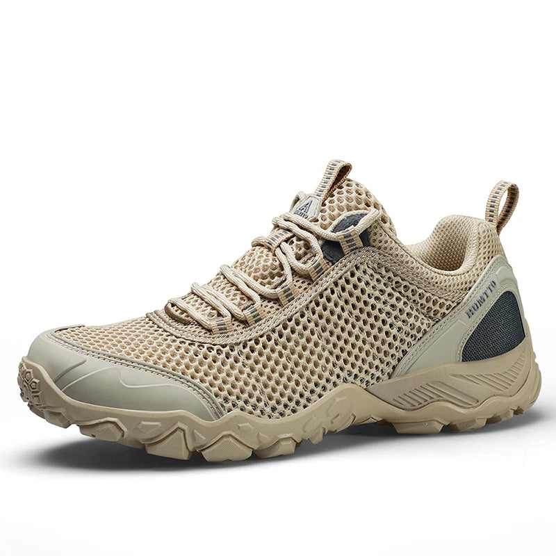 HUMTTO Men's Non-slip Sports Breathable Summer Hiking Shoes Outdoor Luxury Designer Trekking Climbing Sneakers