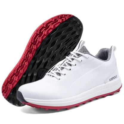Hot Sale Leisure Golf Shoes Men's Waterproof Golf Spikes Sneakers Professional Non-Slip Golf Trainers Luxury Sports Shoes