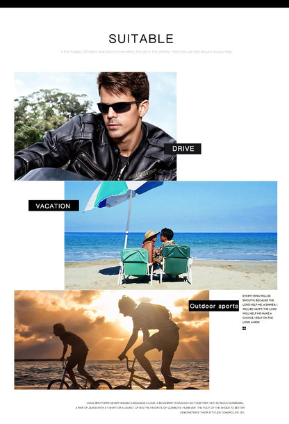 2024 Fashion Polarization Cycling Sunglasses Retro Sport Fishing Glasses Men Women Lightweight Driving Cycling Running UV400