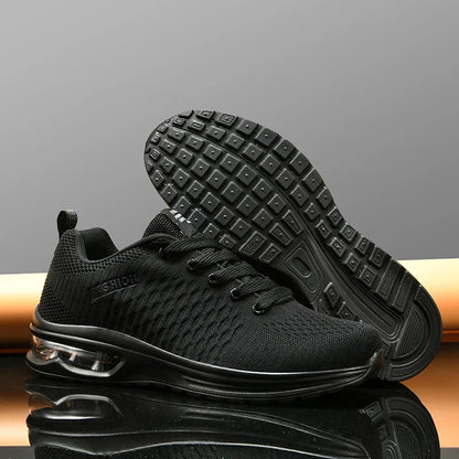 Men's Running Shoes Outdoor Sports Casual Mesh Tennis Shoes, Lace-Up Lightweight Gym Jogging Shoes for Men, 2025 New Male Sneakers