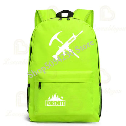 Fortnite Children's Backpack Large Capacity Bolsa Escolar High Quality Waterproof Men Women Victory Game Stationary Kid Rucksack