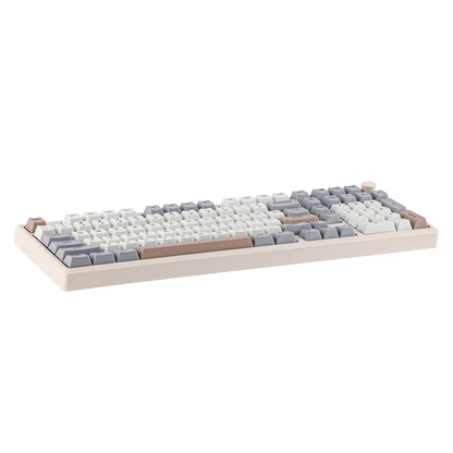 EPOMAKER Galaxy100 QMK/VIA 1800 ANSI Layout Aluminum Gasket Wired/BT5.0/2.4Ghz Mechanical Gaming Keyboard with 8000mAh Battery