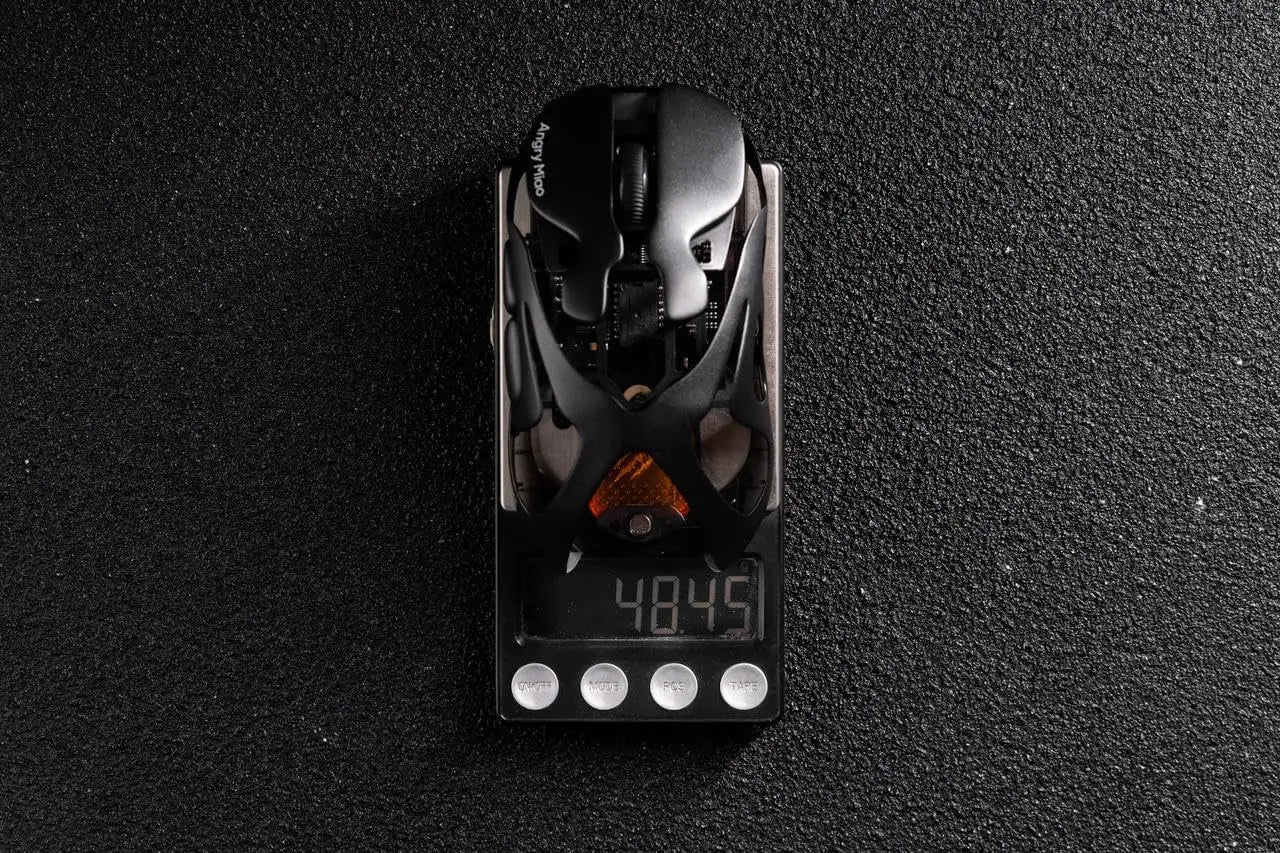 Angry Miao Infinity Gaming-Wireless-Maus aus Metall, ultraleicht, hohl, Hot-Swap-fähig, PAW3950, Dual 8K, kabelgebunden, Tri-Mode