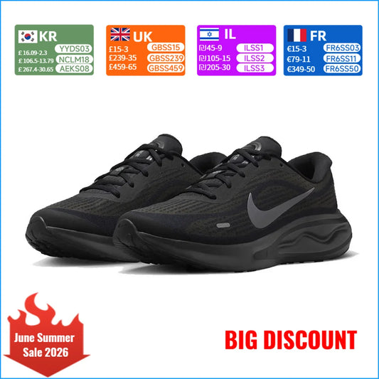 Nike Journey Run Men's Fashionable Comfortable Slip-Resistant Durable Cushioned Running Shoes FN0228-009