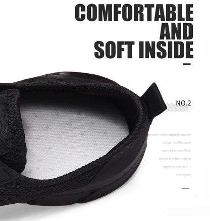 Men's Summer Sneakers Casual Running Shoes Breathable Walking Mesh Lightweight Sports Shoes Comfortable Fashion Shoes Zapatillas