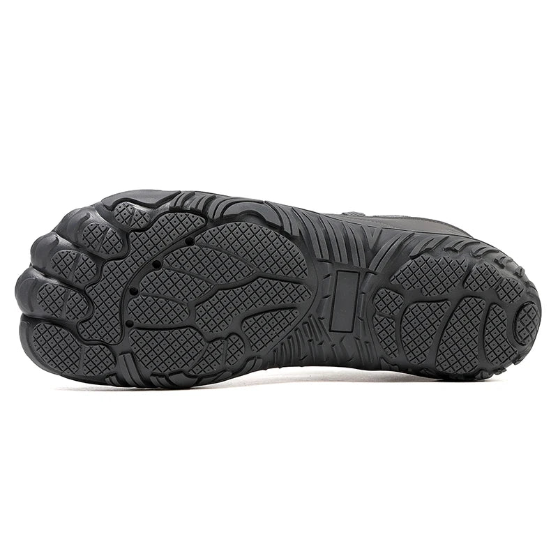 Scarpe da uomo semplici e leggere da trekking sportivo 2025, barefoot a punta larga, multifunzionali casual in mesh traspirante per camminare