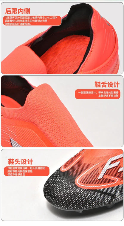 Men's New Indoor TF Football Boots High Quality Training Original Male Breathable Non-Slip Soccer Shoes Turf Futsal Football Shoes