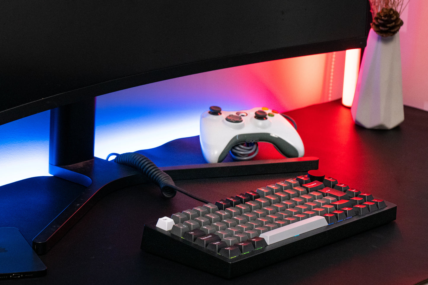 Akko MonsGeek M1 V5 Three-mode Mechanical Keyboard/Barebone Kit VIA 75% 3/5 Pin Customized Hot Swap RGB Rapid Disassemble Gasket
