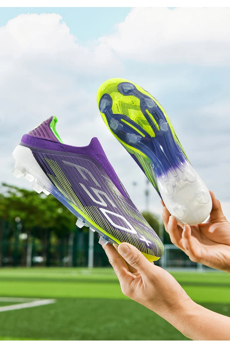 New Men's Soccer Shoes High-Quality Cleats Football Boots Sneakers Hot-Selling Indoor Futsal Non-Slip Match Grass High-Top Outdoor