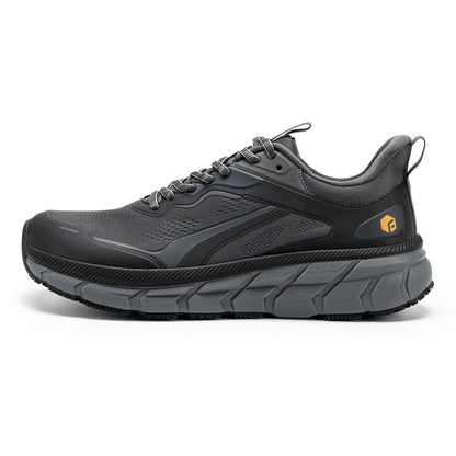 FitVille Men's Wide Toe Box Shoes, Cushioned Sneakers, Non-Slip, Lightweight, Breathable Running Shoes for Swollen Feet