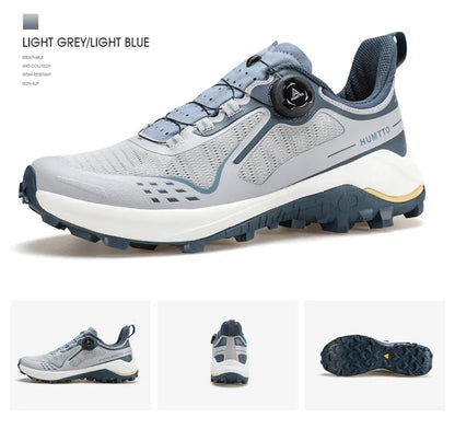 HUMTTO Men's Sneakers Luxury Designer Trail Shoes for Men Anti-slip Sports Hiking Sneaker Man Breathable Outdoor Trekking Boots