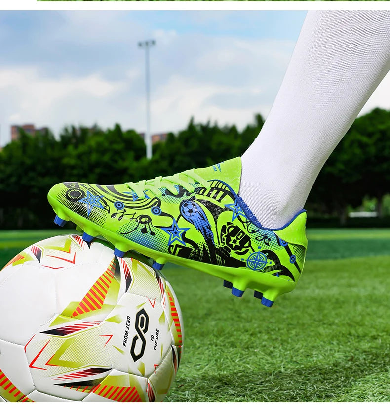 New Men’s Soccer Shoes Boys Original Football Shoes TF/AG Indoor Professional Football Field Boots Society Cleats Sneakers Non-Slip
