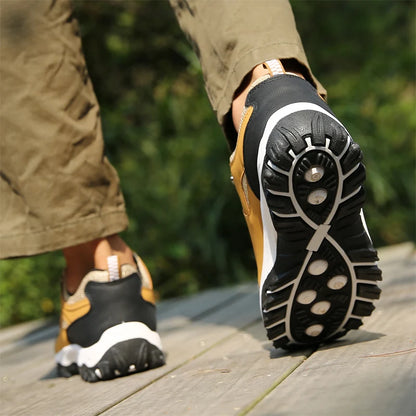 Zapatos de piel para hombre, calzado casual para hombre, zapatillas de primavera, otoño e invierno, calzado masculino tipo tenis, ligero para caminar