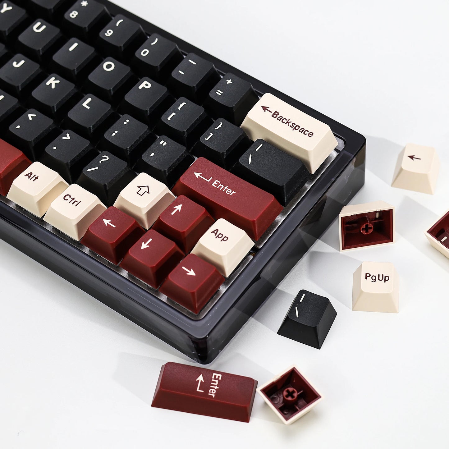 KBDiy GMK Rome Keycap Cherry Profile Double Shot PBT ISO Keycaps For Gamer Mechanical Keyboard Kit Gaming Point Retro Key Cap