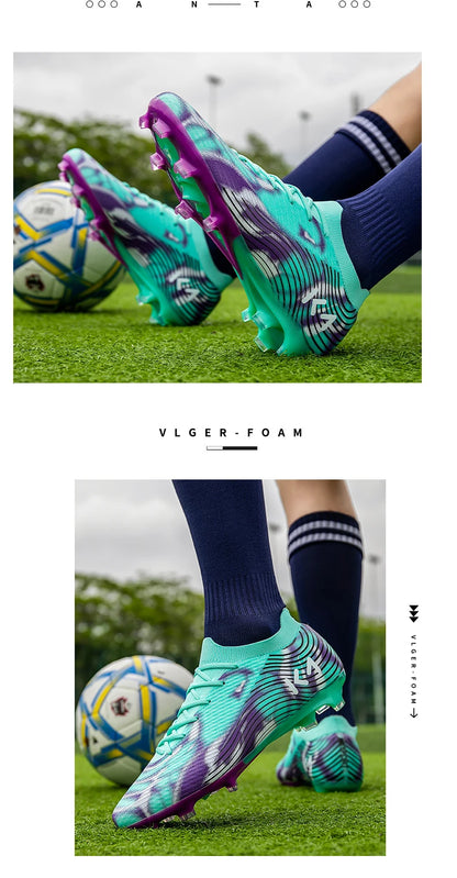 Professionelle Fußballschuhe für Herren, strapazierfähig und bequem, Trainings-Fußballschuhe für Männer, ultraleichte Premium-Fußballschuhe für Spiele