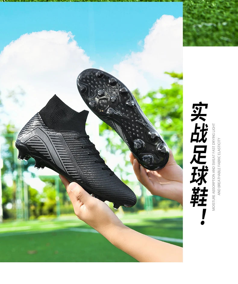 New Men's Professional Soccer Shoes Non-slip Football Boots Unisex Breathable Futsal Sports New Cleats Drop Shipping Ultralight