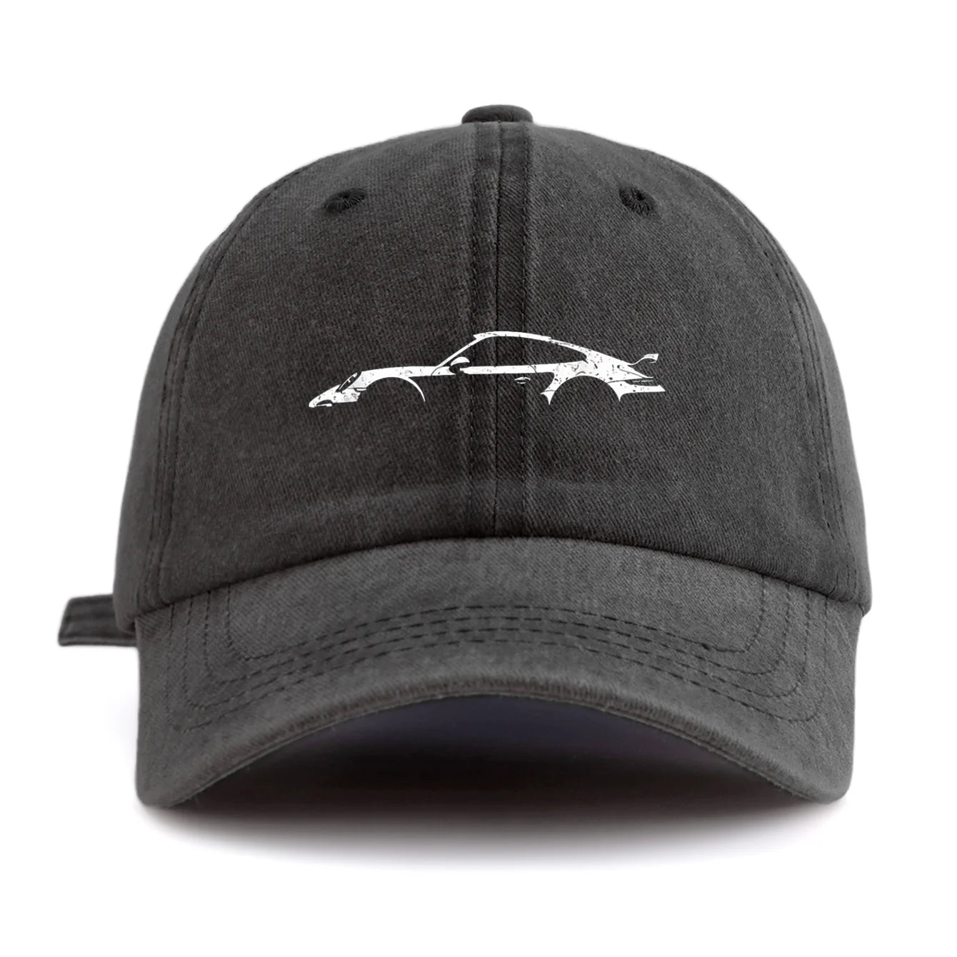 1pc 911 Print Washed Baseball Cap for Adults,  Minimalist Retro Style Casual Soft Adjustable Dad Hat, Perfect As Gift