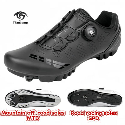 Herren-Mountainbike-Schuhe MTB, atmungsaktiv, rutschfest, hohe Härte, geeignet für Outdoor-Straßenrennen und Mountain-Offroad-Fahrten 37-46