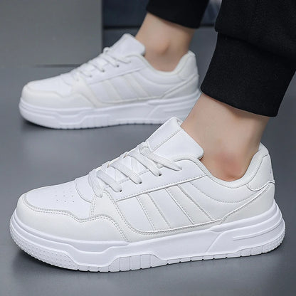 Plus Big Size 50 51 52 Men's Leather Sneakers Casual Sports Shoes Flat Skateboard Shoes Hot Sale for Dropshipping