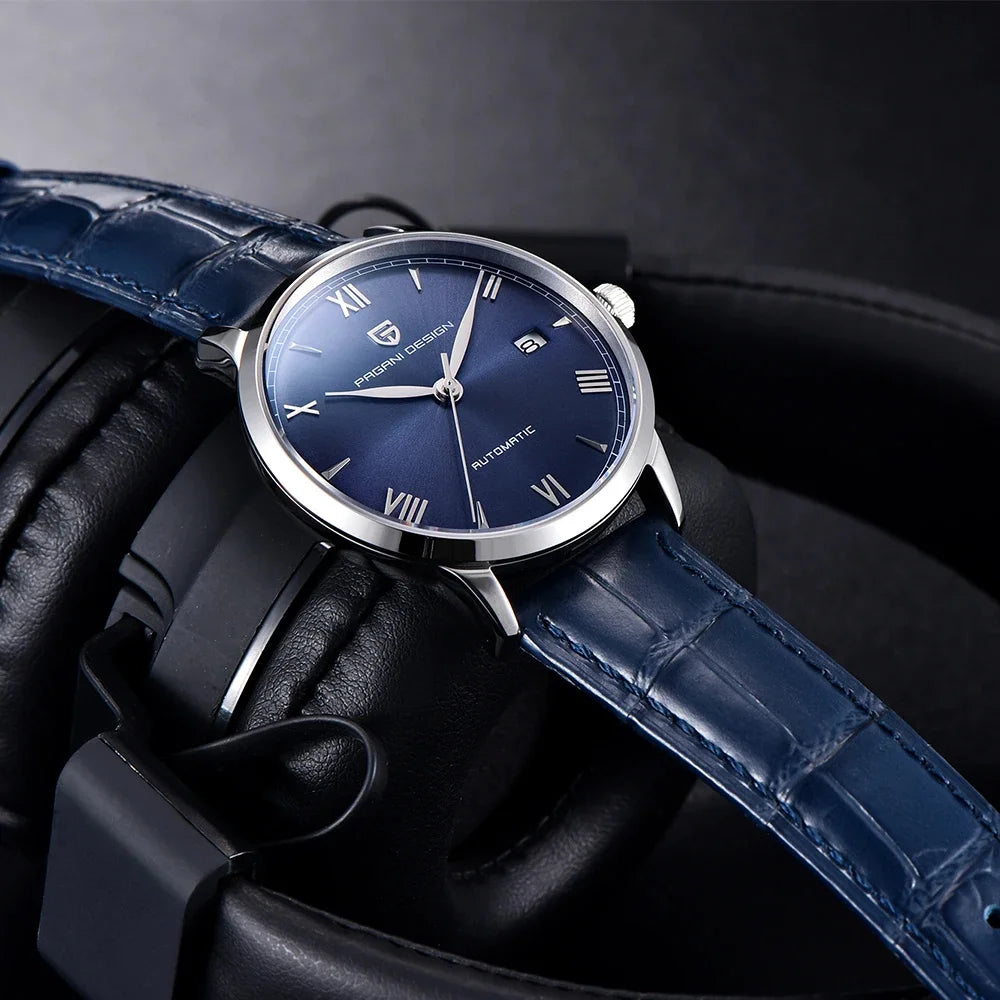 PAGANI DESIGN 40MM Pilot Men's Mechanical Watch Luxury Sapphire Glass Automatic Watch 100M Waterproof NH35 Wristwatch for Men