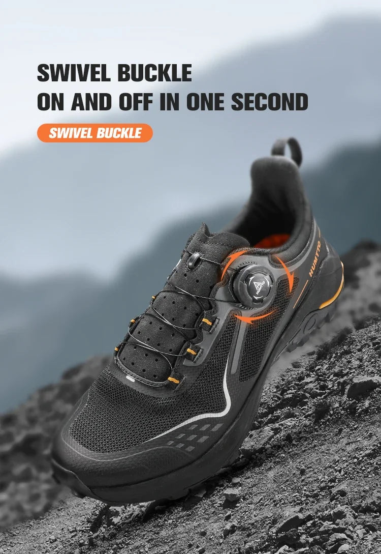 HUMTTO Men's Sneakers Luxury Designer Trail Shoes for Men Anti-slip Sports Hiking Sneaker Man Breathable Outdoor Trekking Boots