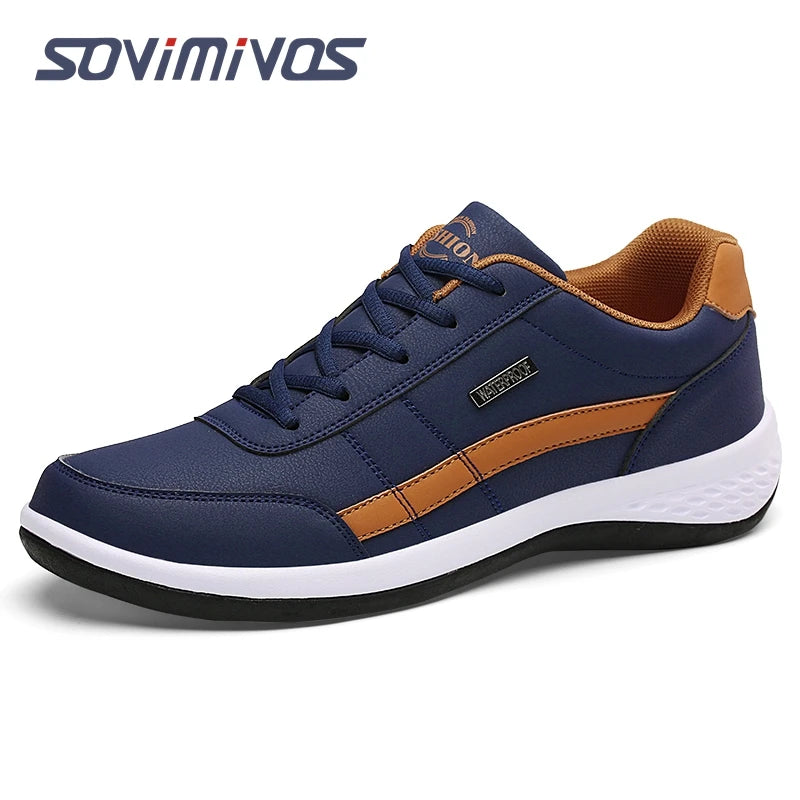 Men's Walking Shoes - Slip-On Tennis Running Shoes Memory Foam Lightweight Work Sneakers for Indoor Outdoor Gym