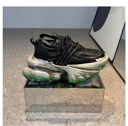 2026 Original Brand Couples Fashion Thick Bottom Sport And Leisure Shoe Designer Height Increase Anti Slip Outdoor Walking Shoe