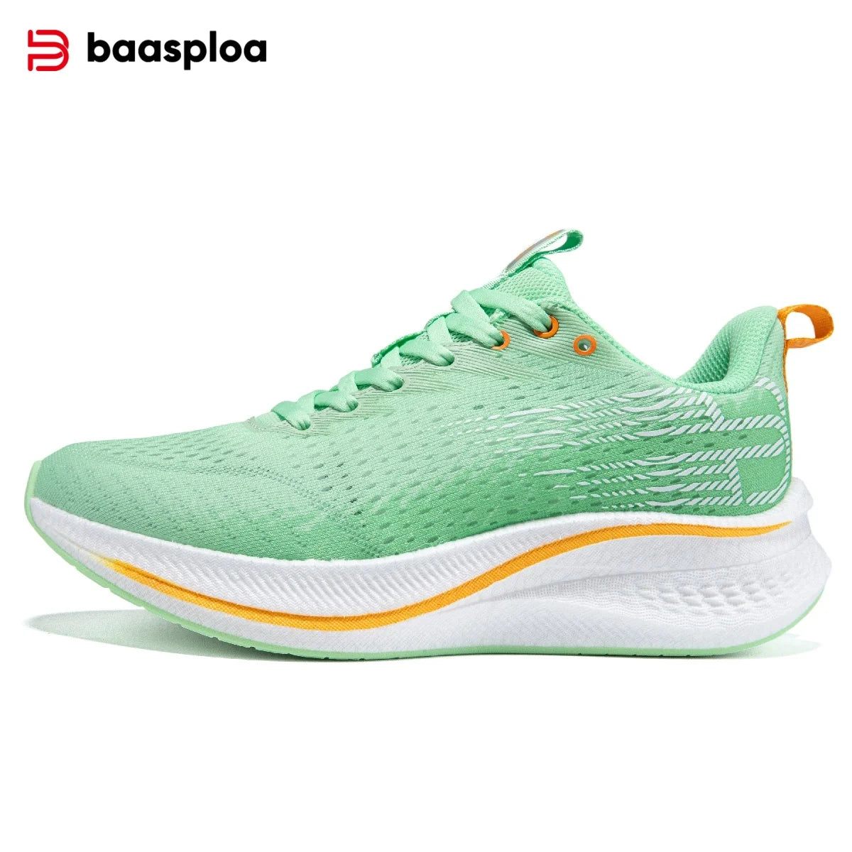 Baasploa Running Shoes Men Carbon Plate Professional Cushioning Anti-Slip Sneaker Female Casual Breathable Jogging Sports Shoes