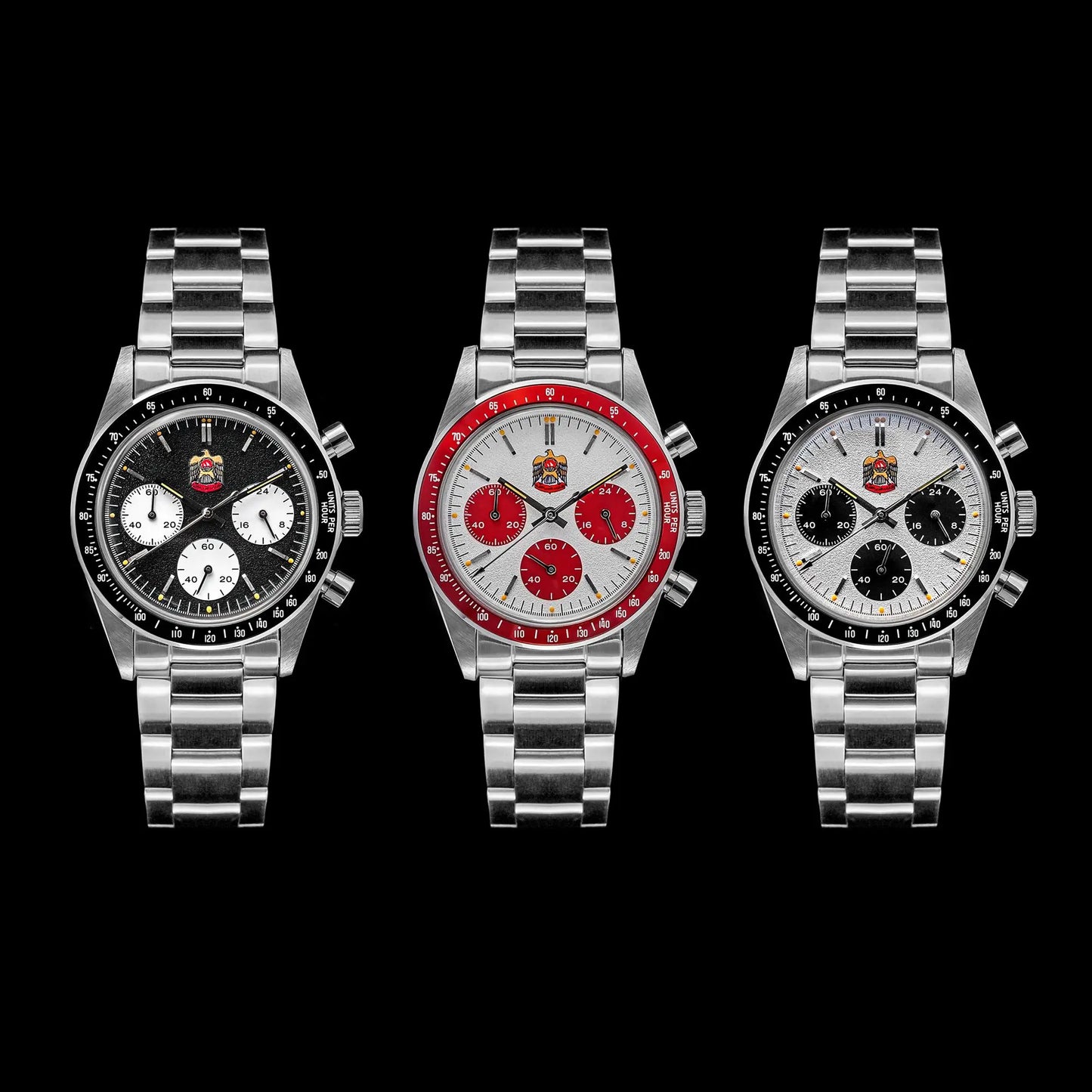 Thorn T010 37mm Quartz Watch VK63 Movement Men's Chronograph Watch Sapphire K9 Glass Luminous Waterproof Fashionable Retro Watch