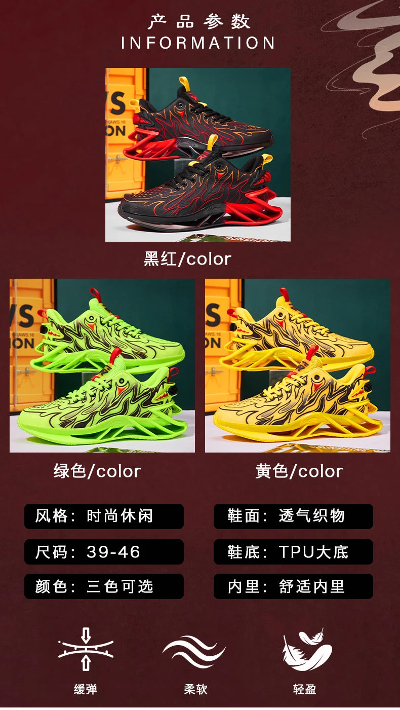Men's Sneakers Luxury Tennis Casual Trainer Race Breathable Fashion Loafers Running Shoes for Men