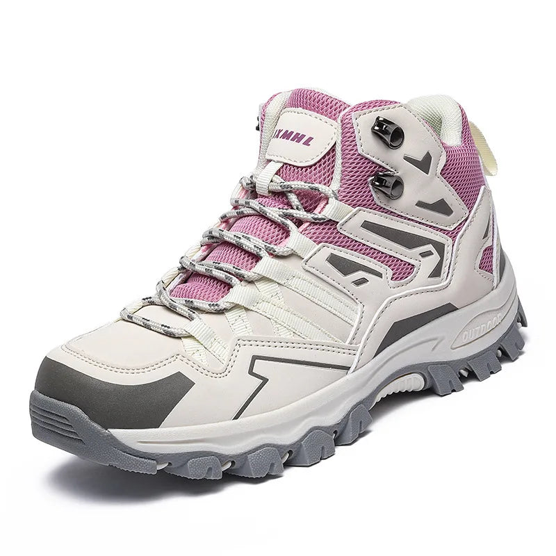 New Women Men Hiking Shoes Outdoor Trekking Sports Climbing Camping Boots Non-Slip Waterproof Walking Jogging Trainers Sneakers