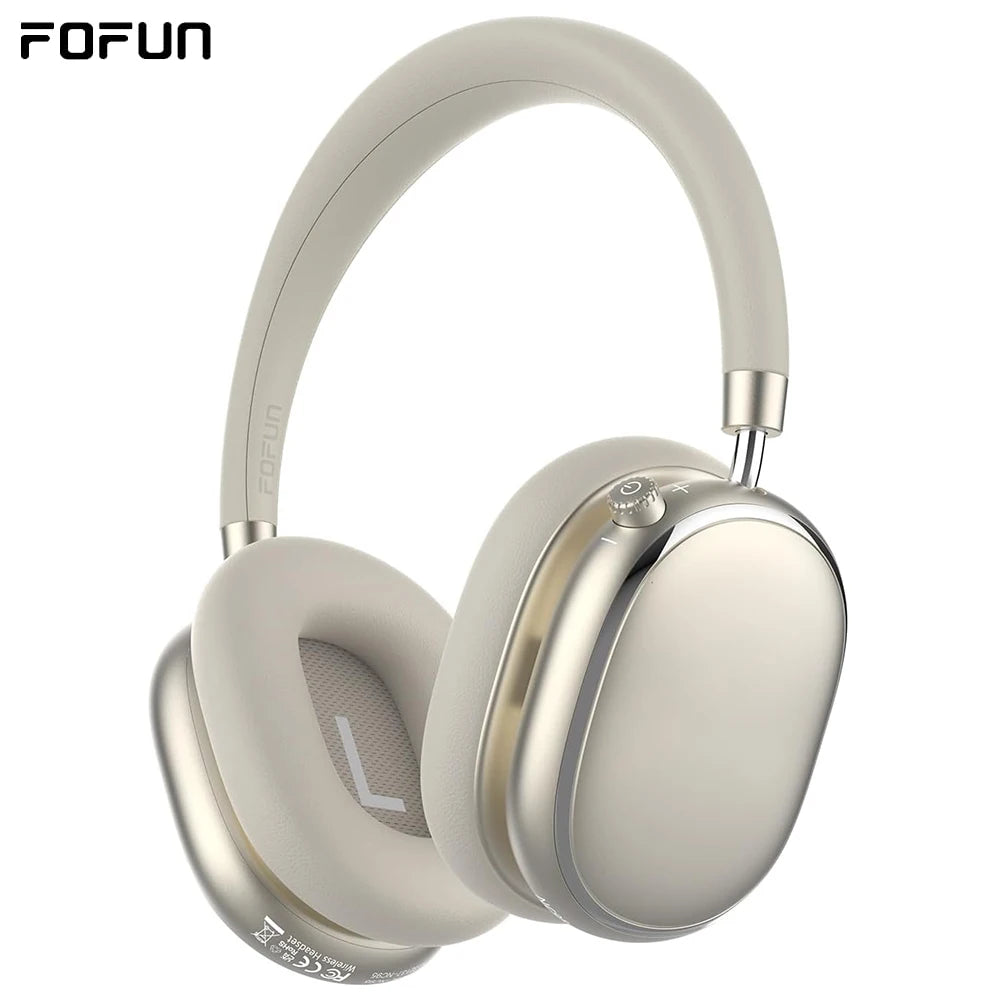 Hybrid Active Noise Cancelling Headphones, Wireless Headphones Bluetooth 6.0 with Transparent Mode, Hi-Res Audio, Deep Bass, Metal