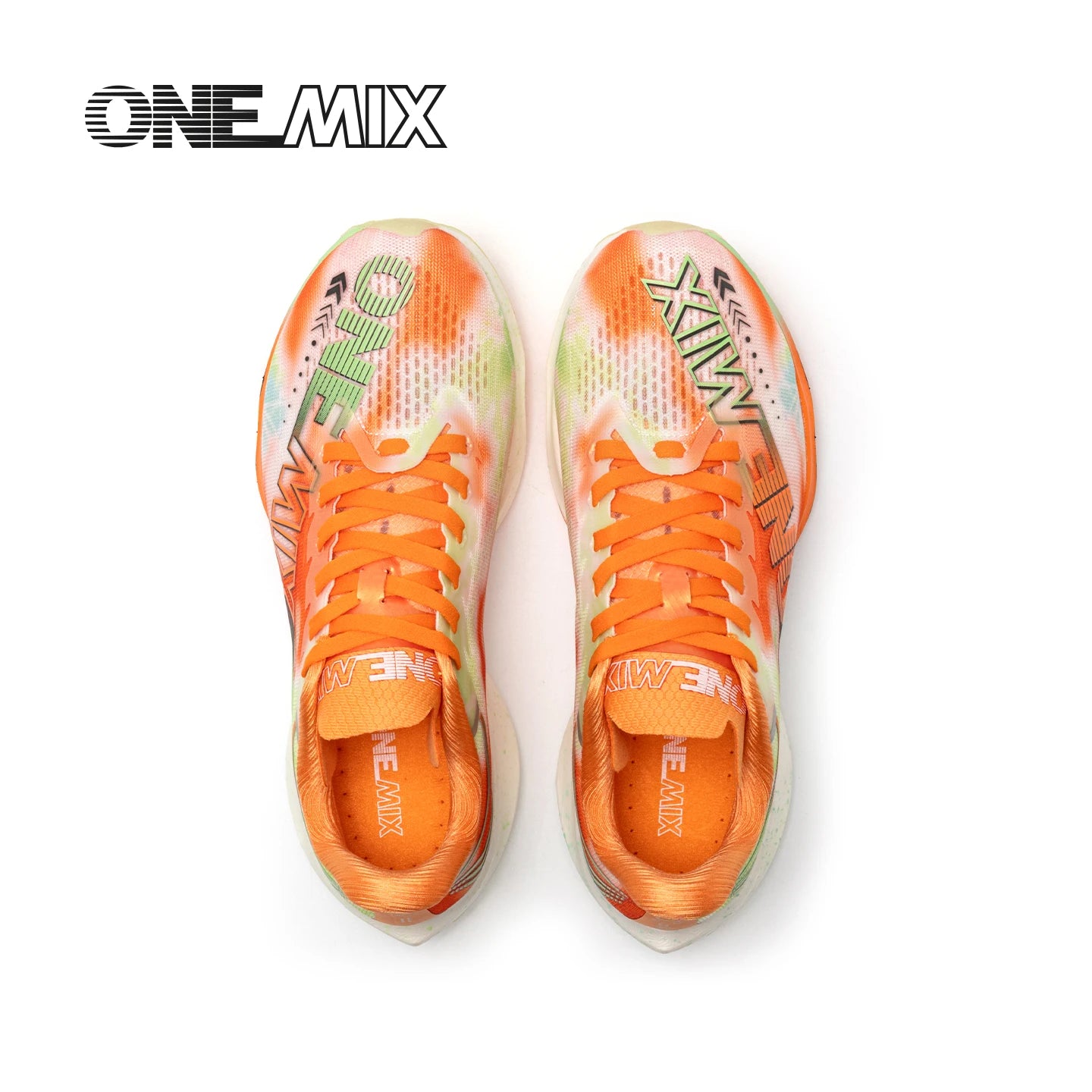 ONEMIX Neue Marathon-Laufschuhe mit Nylon-Carbonplatte, stoßdämpfende Profi-Rennschuhe mit stabiler Unterstützung, ultraleichte Rebound-Sneaker