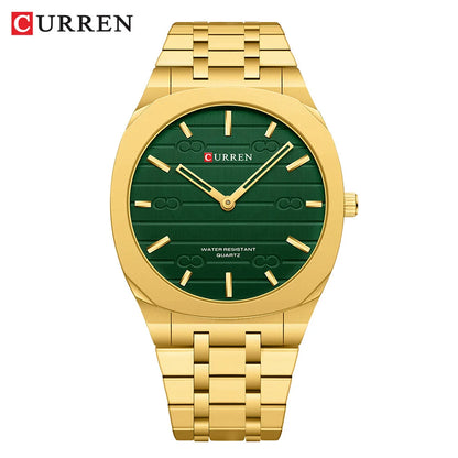 CURREN Top Luxury Brand Quartz Watch Men Stainless steel Strap Military Watches 30ATM Waterproof Wristwatch Relogio Masculino