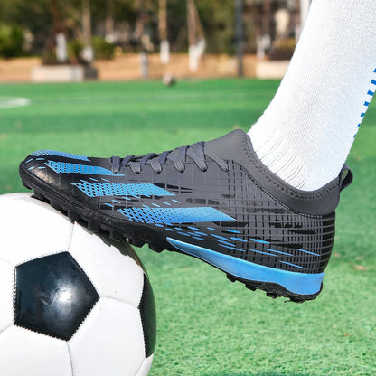 New Men Soccer Shoes Futsal Indoor Football Boots Sport Match Training Kids TF Cleats Grass Ankle Hot-selling High-quality Light