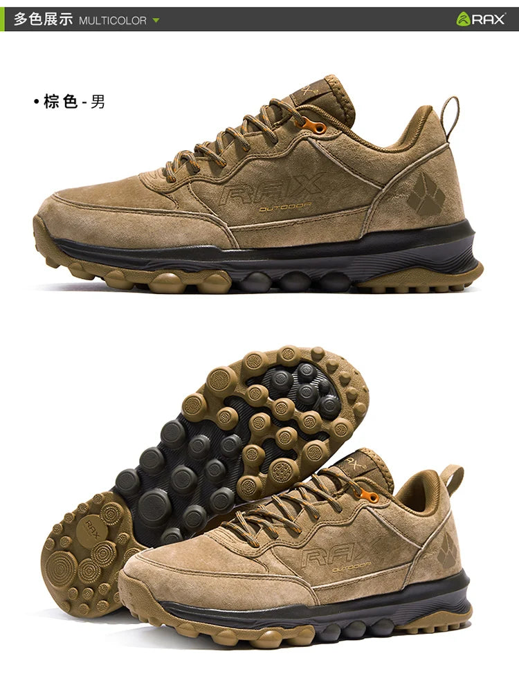 RAX Outdoor Breathable Hiking Shoes Men Lightweight Walking Trekking Wading Shoes Sport Sneakers Men Outdoor Sneakers Male