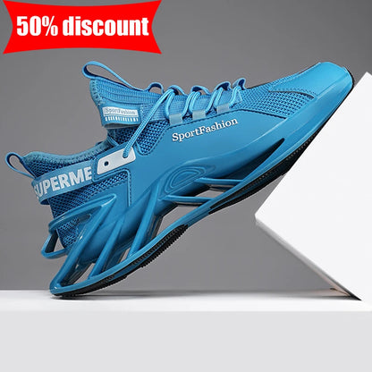 Men's Running Shoes 2026 New Mesh Breathable Sole Anti-Slip Wear-Resistant Daily Sports Trendy Fashion Casual Sneakers for Men