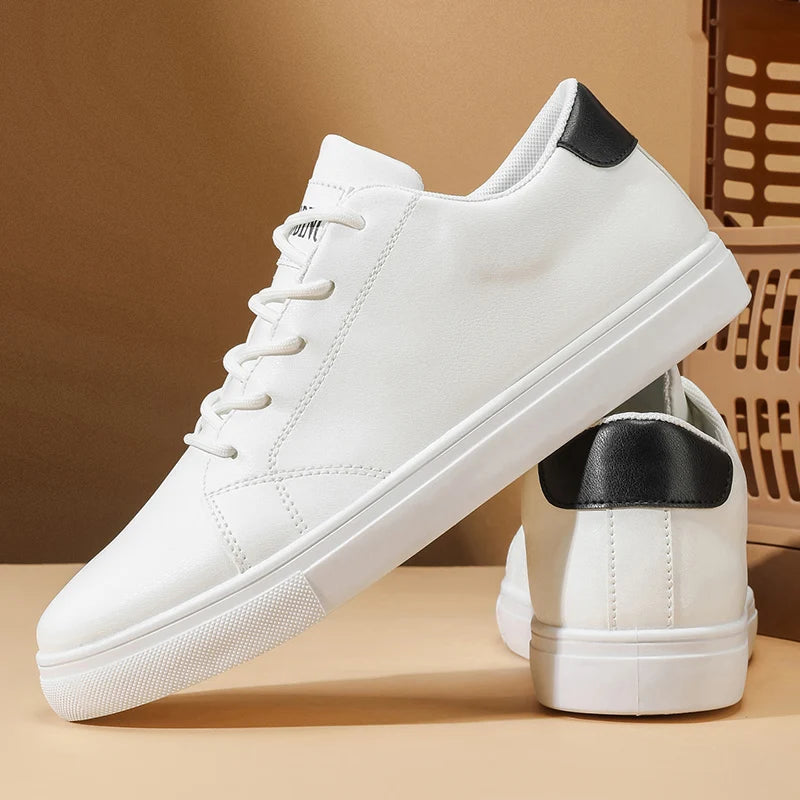 2026 Spring and Autumn Large Size New Trendy Men's Shoes Korean Style Breathable Versatile White Shoes Running Youth Casual Sports Shoes