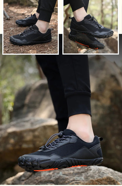 Men Barefoot Hiking Shoes Breathable Outdoor Sports Climbing Shoe Trekking Sneakers Non-Slip Comfort Man Casual Jogging Footwear
